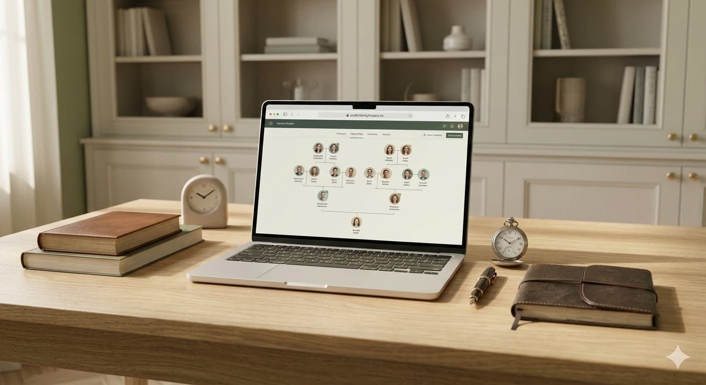 Treeloom on a laptop